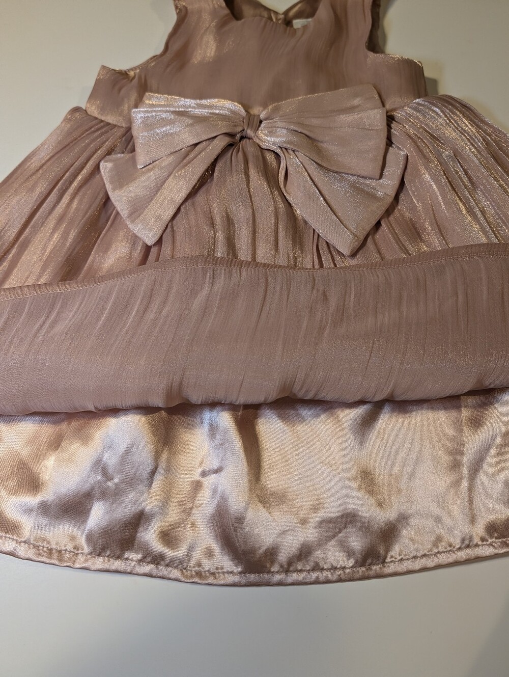 H&M Bow Detail Organza Dress Size 2T - Picture 6 of 8